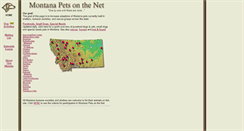 Desktop Screenshot of montanapets.org